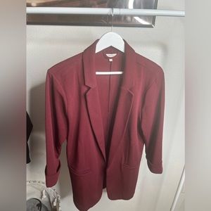 Maroon blazer
